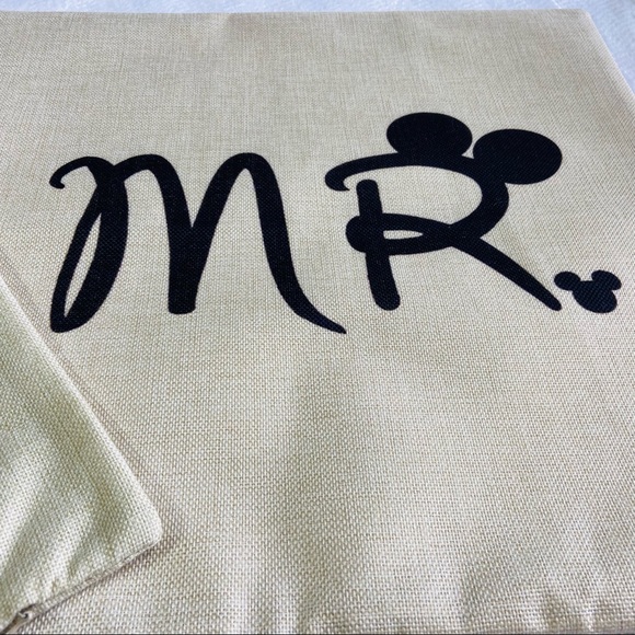 Mr and Mrs Mickey Mouse Pillow Covers - Picture 3 of 13